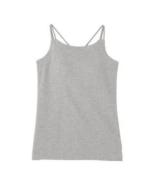 earth music&ecology 【予約】適ON カップ付きキャミソール 杢グレー