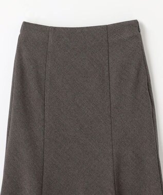 ANY 【ウエストゴム】ライトツイードマーメーイドスカート モカ