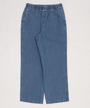 WEGO 【ユニセックス着用ITEM/ウエストゴム】ユルフィットデニムイージーパンツ デニム淡色