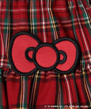ANY KIDS 【ハローキティ×ANY KIDS】チェックキュロット レッド