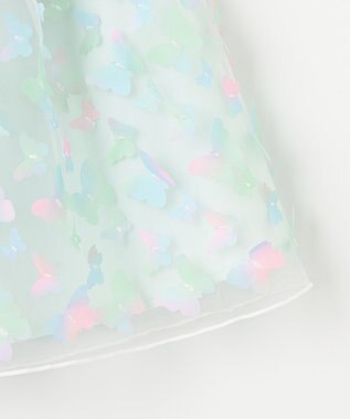 ANY KIDS レインボー チュール スカート ミント