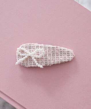 Maison de FLEUR リボンツイードスリーピン Light Pink