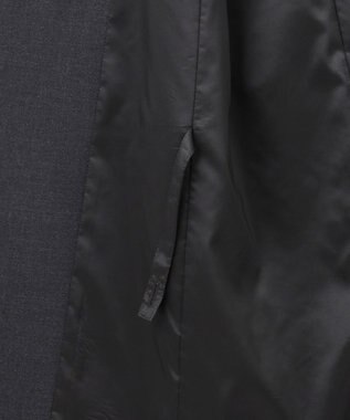 23区 L ウーステッドウールツイル ロング ジレ グレー系