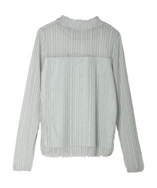 earth music&ecology レースドッキングプルオーバー Mint