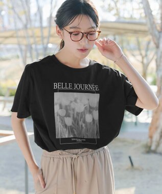 Tiaclasse L 【おのののかさん着用】「サマケア」グラフィックプリントTシャツ