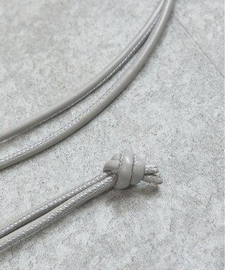 style code 【MERCURYDUO/マーキュリーデュオ】チュールフリル 雑材バケツ型ショルダーバッグ グレー