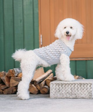 COQ ＜飼い主と愛犬のリンクコーデ＞【小型～中型犬】EVER CROSS ドッグウェア ライトグレー