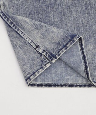 WEGO 【ユニセックス着用ITEM】ベースボールデニムグラフィックシャツ（SS） デニム淡加工色