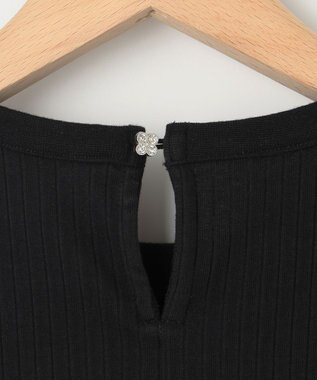 組曲 S ベーシックリブ Tシャツ ブラック系