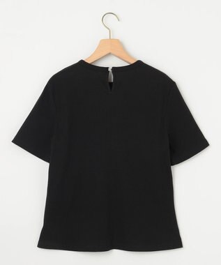 組曲 S ベーシックリブ Tシャツ ブラック系