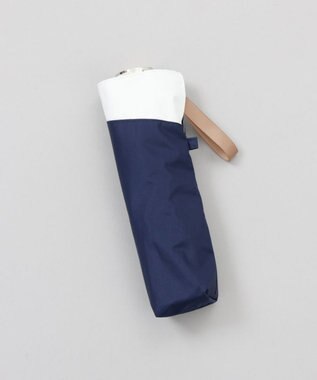 AURORA 【 BLAO（ブラオ）】サマーシールド 変形切継ぎ晴雨兼用傘(折りたたみ傘) ネイビー