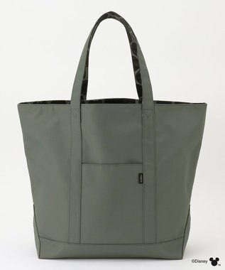 Y'SACCS 【Disney Collection】シルエットプリントトートバッグ　Lサイズ グレー