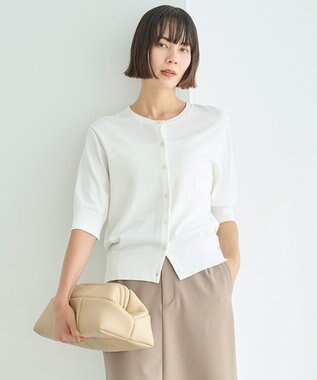 UNFILO スゴ機能美 ハーフスリーブ カーディガン