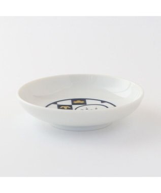 Mother garden しろたん 豆皿 5枚セット 《正面 市松 水玉 千鳥 雲》 5枚セット