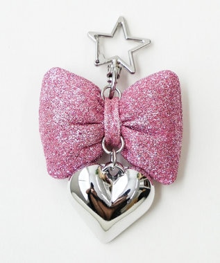 WEGO グリッターリボンキーホルダー