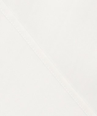 J.PRESS LADIES S 【洗える】パウダージョーゼット ボウタイ バンドカラー ブラウス ホワイト系