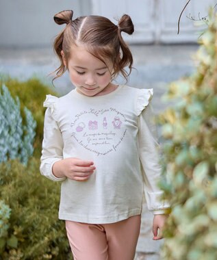 ANY KIDS 【WEB限定】7daysプリントTシャツ エクリュ×コスメ