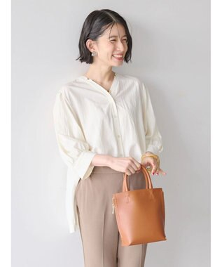 AMERICAN HOLIC 接触冷感　袖ボリュームブラウス Ivory