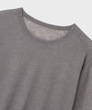 GRACE CONTINENTAL モヘヤシアーニットトップ グレー