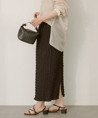 AMERICAN HOLIC ポコポコナロースカート Black