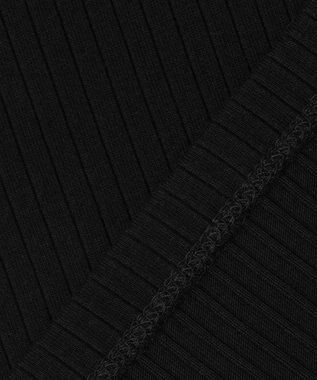 組曲 S ベーシックリブ Tシャツ ブラック系