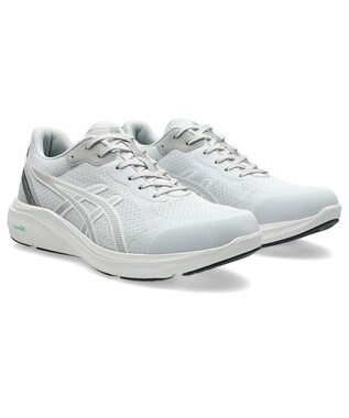 ASICS WALKING ゲルファンウォーカー メンズ 4E相当 ライトグレー×ホワイト