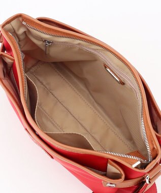 LA BAGAGERIE 【撥水ナイロン】ベーシックポシェット レッド