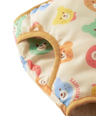 MIKI HOUSE HOT BISCUITS 【80-120cm】 カラフルビーンズ 裏ボアフリース リバーシブル総柄ベスト マルチカラー