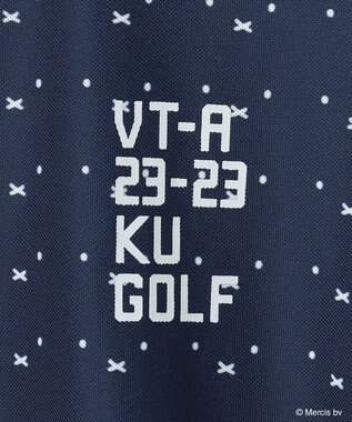 23区GOLF 【MEN】【吸水速乾/UVカット】ミッフィーフェイスポロシャツ ネイビー系5
