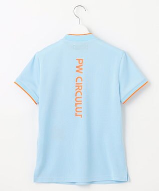 PW CIRCULUS 【UVカット / 吸水速乾】【WOMEN】グラフィティ モック T ゴルフウェア レディース スカイブルー系