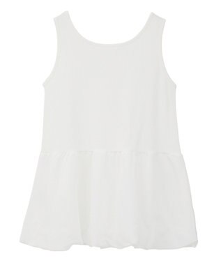 Green Parks 裾バルーンレイヤータンク White