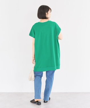 Green Parks 今年っぽフレンチスリーブカットチュニック Green