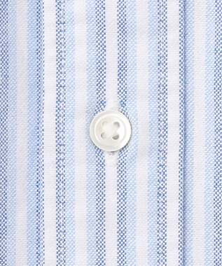 J.PRESS MEN コットンオックス マルチストライプ シャツ / ボタンダウン ブルー系1