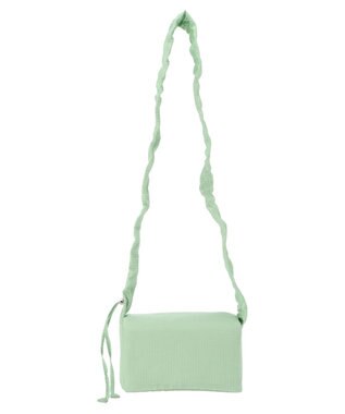 Green Parks ・ＱＵＯＮ　軽量ギャザーショルダーバッグ Green