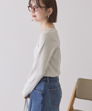 AMERICAN HOLIC 【2WAY】スクエアネックプルオーバー Oatmeal