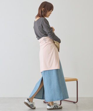 AMERICAN HOLIC 【2WAY】スクエアネックプルオーバー Charcoal Gray