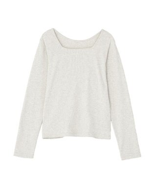 AMERICAN HOLIC 【2WAY】スクエアネックプルオーバー Oatmeal