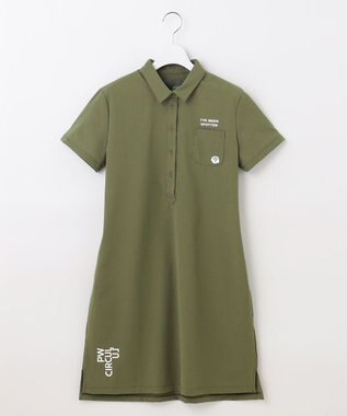 PW CIRCULUS 【WOMEN】【ストレッチ/通気性】ドットエアー ライトワンピース カーキ系