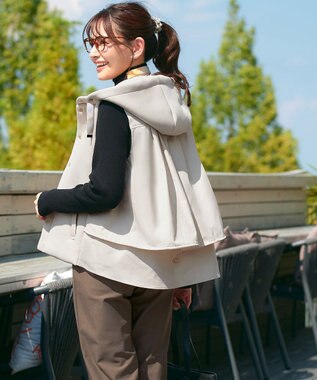 Tiaclasse ダンボールバックフレアベスト エクリュ