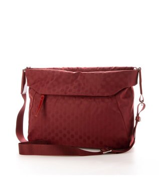 Y'SACCS PolkaDots口折れショルダー　Mサイズ ワイン