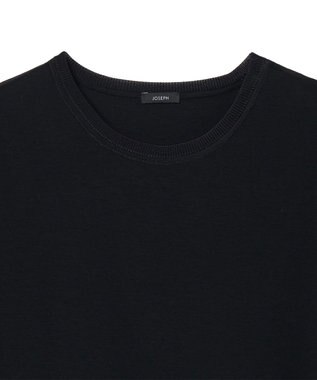JOSEPH 【洗える】コンフォートコットン　ショートスリーブTシャツ Black
