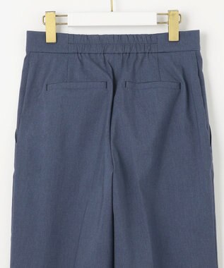 ANY SIS S 【ストレッチ・接触冷感・撥水・UVカット・洗える】エアリーストレッチ ワイドパンツ シャンブレー