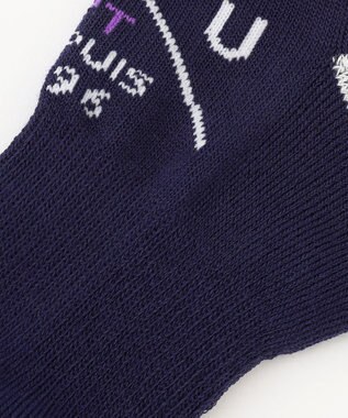 23区GOLF 【WOMEN】アンクルソックス ネイビー系