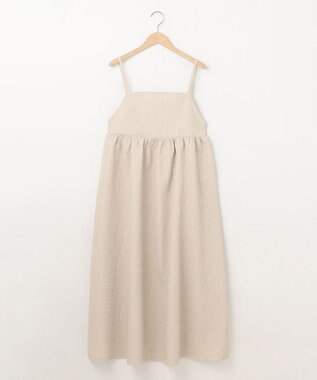  小花フクレジャガードキャミワンピース