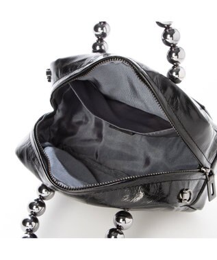 UNBILLION カカトゥ kakatoo / メタルビーズハンドル2wayスクエアバッグ ブラック