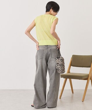 AMERICAN HOLIC 【2SET・接触冷感】カーディガン+ノースリーブニット Light Gray