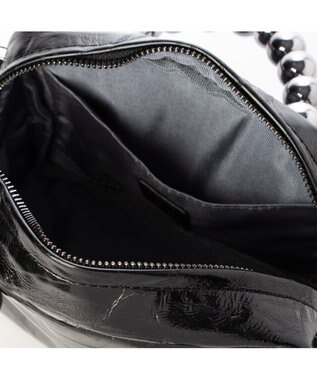 UNBILLION カカトゥ kakatoo / メタルビーズハンドル2wayスクエアバッグ ブラック