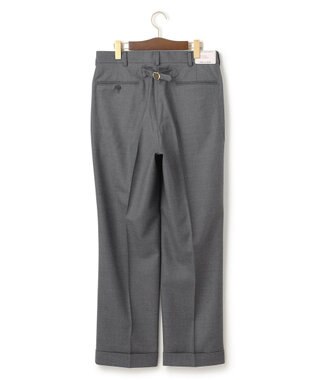 J.PRESS MEN 【J.PRESS ORIGINALS】PEPPIN MERINO SAXONY PIPED STEM TROUSERS / JAPAN MADE ライトグレー系