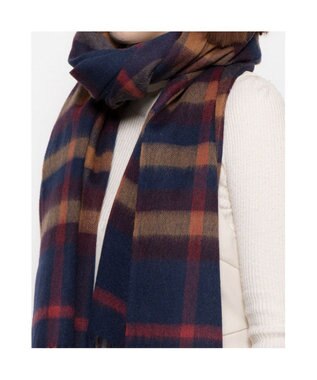 UNBILLION カシュネ cache nez / ウールチェックストール