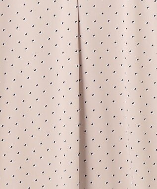 ANY SIS 【接触冷感・吸水速乾・UVケア】エアリードレープスムース 七分袖 ブラウス ローズグレー系